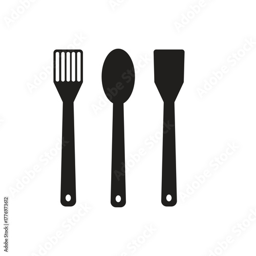 set of kitchen utensils