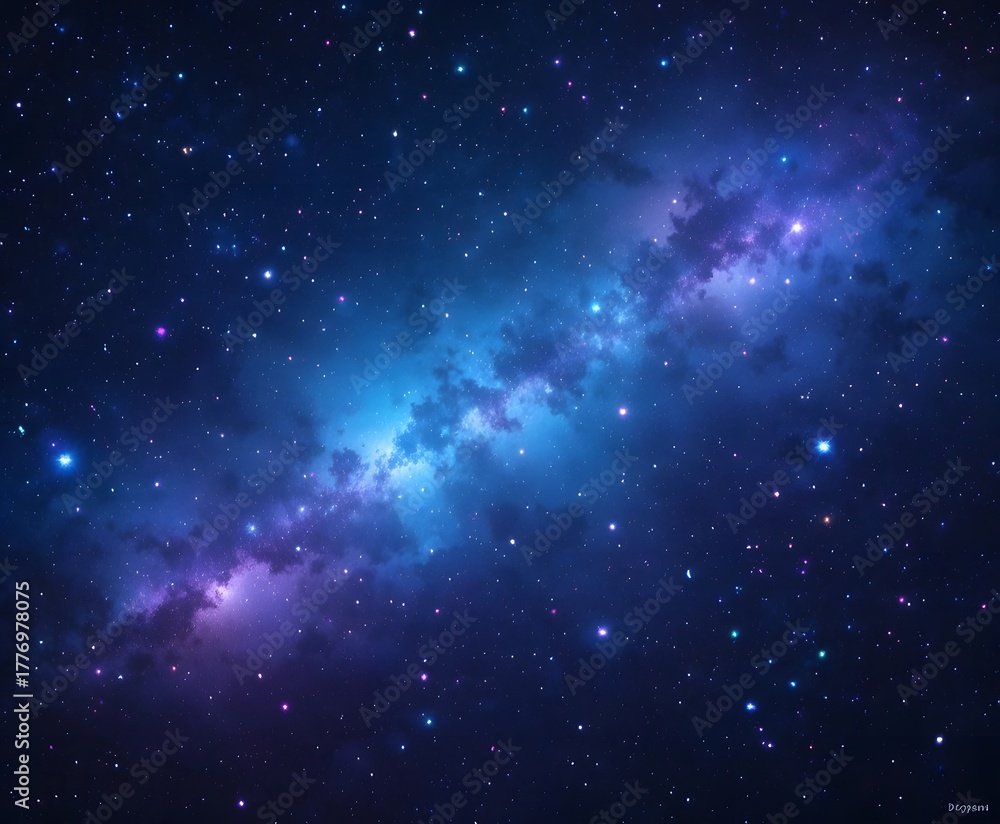 Naklejka premium constellation in deep space