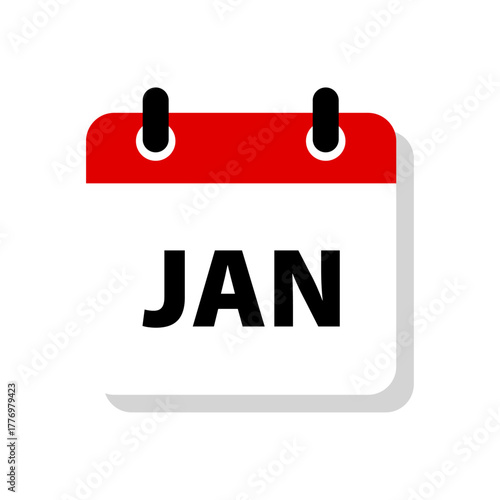 January calendar icon