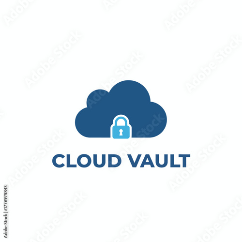 A logo shows a stylized cloud with a lock symbol, and the words "CLOUD VAULT" below