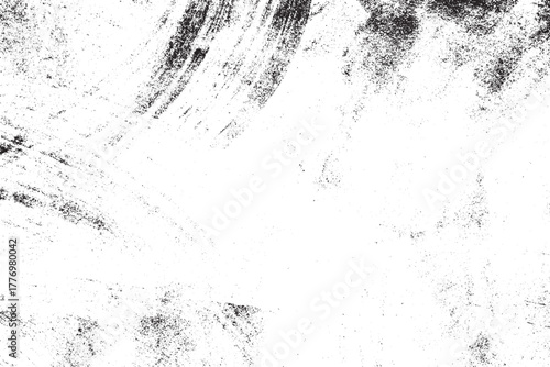 Abstract Black White Grunge Vector Texture Overlay