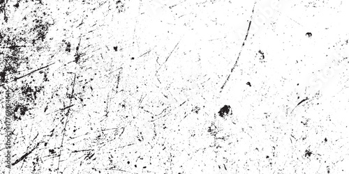 Distressed Grunge Texture Overlay Black and White Abstract Background