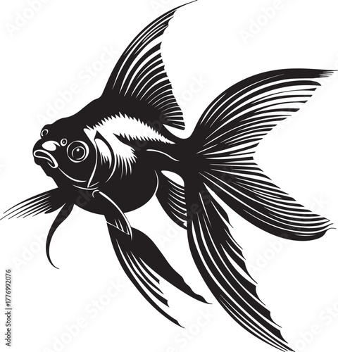 Fish clean simple silhouette