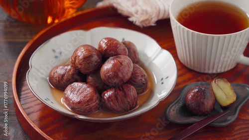 栗の渋皮煮｜秋の和風スイーツ