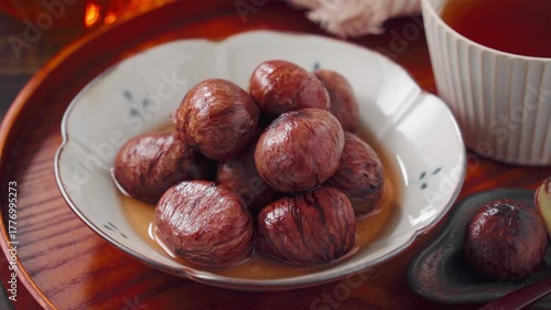 栗の渋皮煮｜秋の和風スイーツ