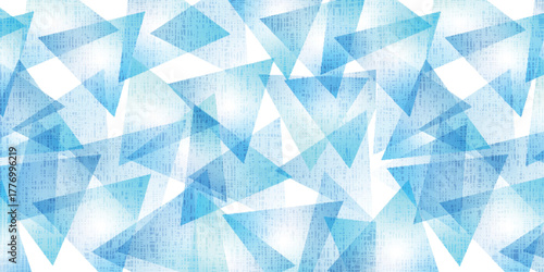 青　和柄　幾何学　模様　背景