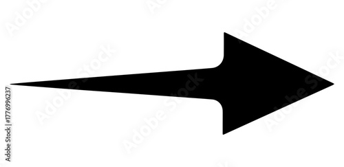 Black Right Arrow Symbol Direction Icon