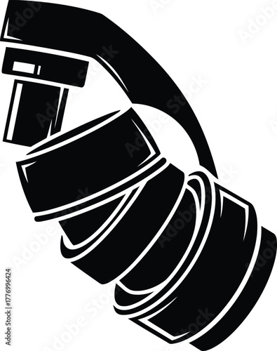 Stylized image of an adjustable oil filter wrench offering versatility for automotive repairs and maintenance projects