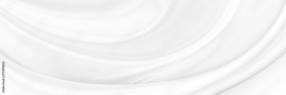 Obraz premium White gray satin texture that is white silver fabric silk panorama background with beautiful soft blur pattern natural.