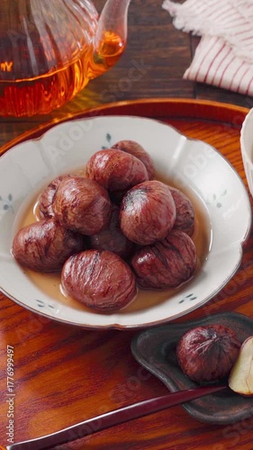 栗の渋皮煮｜秋の和風スイーツ