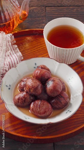 栗の渋皮煮｜秋の和風スイーツ