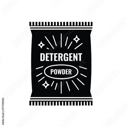 Detergent Powder Packet Flat Icon