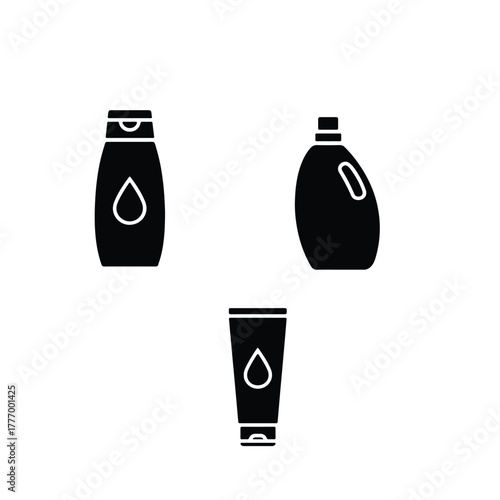 Household and Personal Care Product Bottle Silhouettes