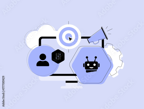 Targeted AI advertising automates personalized marketing campaigns with cloud-based audience segmentation, real-time bidding. Performance analytics for superior ROI in digital marketing ecosystems