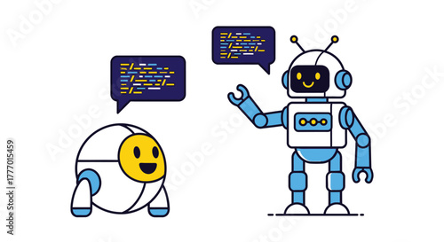 Ai robots coding automation artificial intelligence technology bot