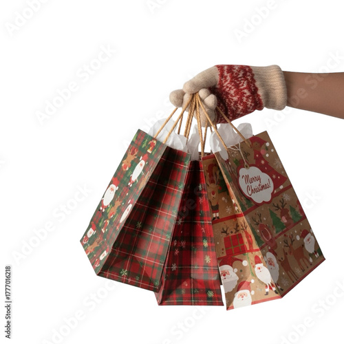 Woman holding a gift