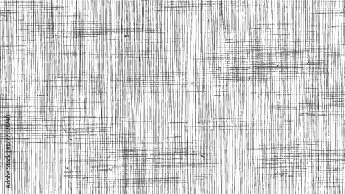 Black and white textured background with intersecting vertical and horizontal lines pattern abstract