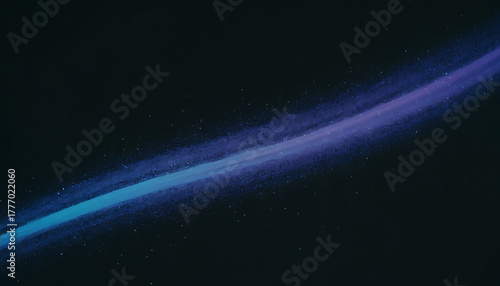 Single nebula streak fading into darkness — violet, indigo, black tones, ultra‑clean abstract background with generous copy space, smooth modern gradient and elegant minimal style for web, print and