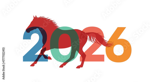 2026 The Year of the Horse, a vibrant and symbolic representation of Chinese zodiac's auspicious beginnings and future prosperity