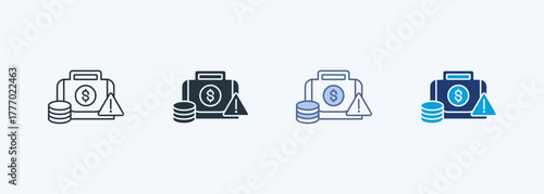 Emergency Fund Multiple Style Icon Collection