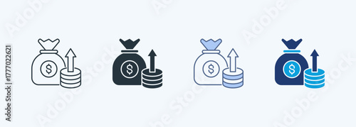 Index Funds Multiple Style Icon Collection