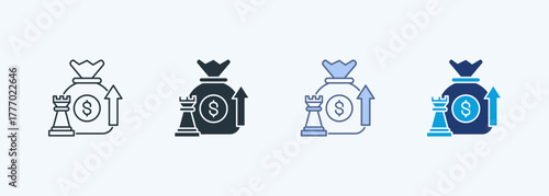 Investment Strategy Multiple Style Icon Collection