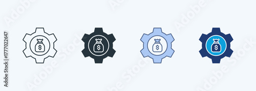 Wealth Management Multiple Style Icon Collection