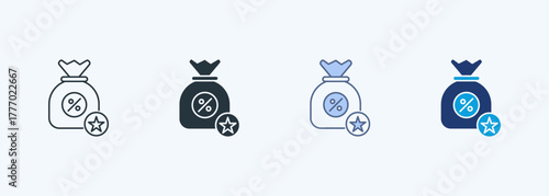 Tax Benefit Multiple Style Icon Collection