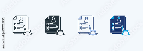 Retirement Account Multiple Style Icon Collection