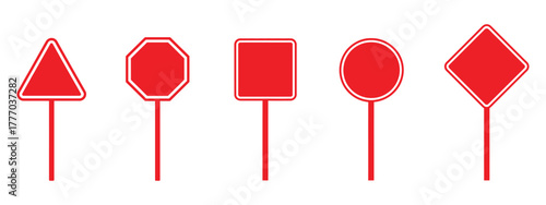Blank traffic board icon vector. Road safety, traffic safety and navigation sign symbol. vector illustration.