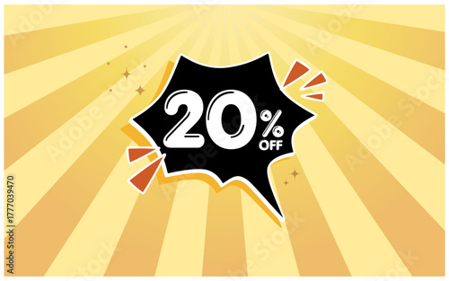 Vector Illustration for Discount Application