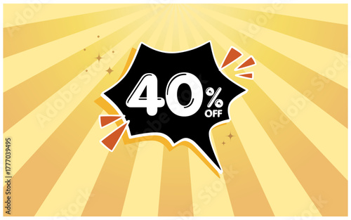 Vector Illustration for Discount Application