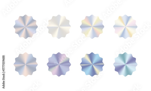 ホログラム加工のとげとげ丸フレーム