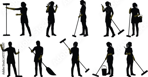 PrintSilhouette of two business women arguing and pointing fingers, professional disagreement, office conflict, leadership tension, teamwork problem, communication challenge concept