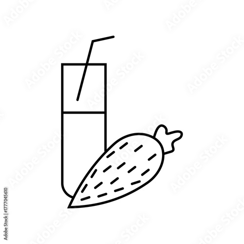 Vector isolated icon in black and white. Doodle style. Suitable for use in apps, websites, and advertising.