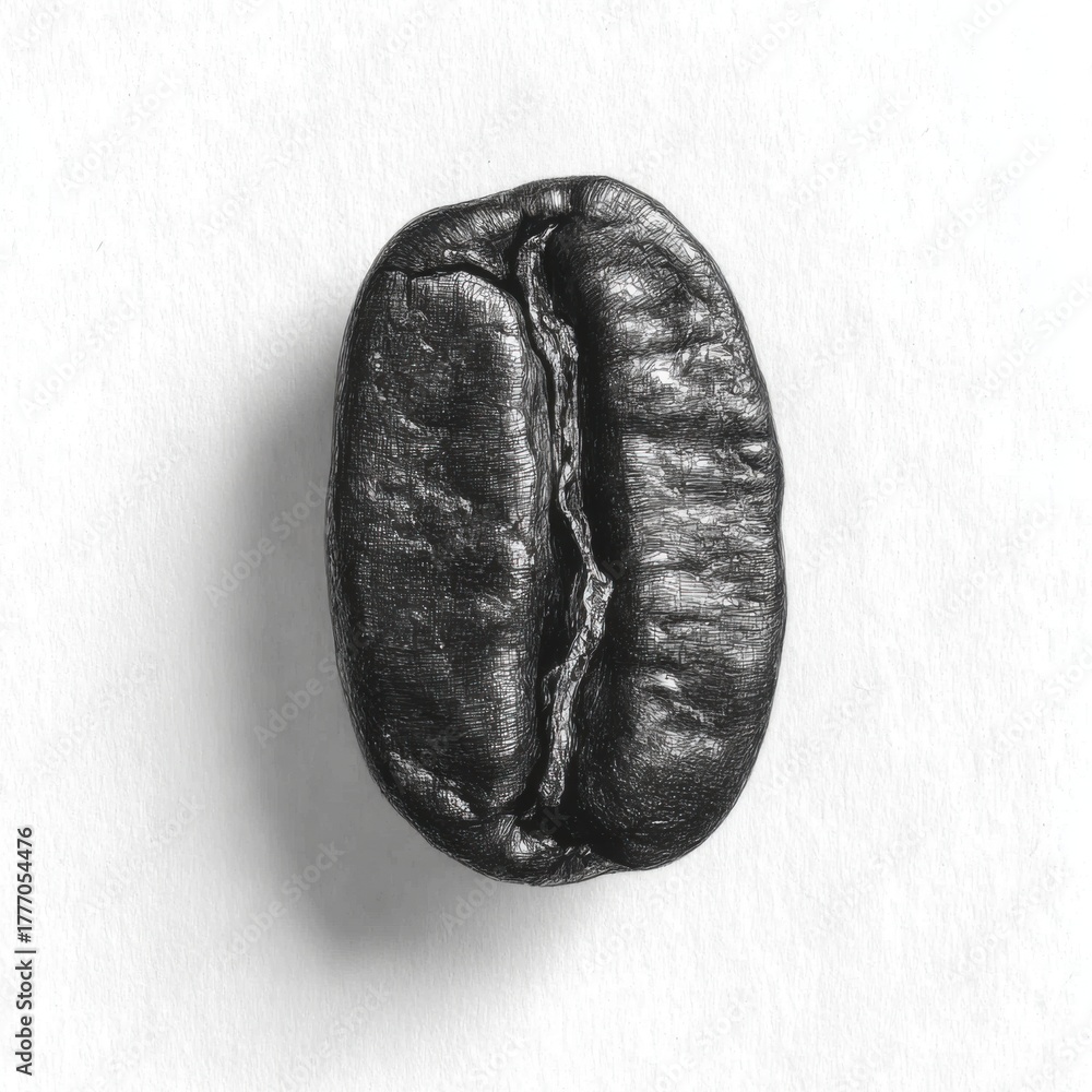 Naklejka premium Watercolor illustration of coffee beans isolated on transparent background seed, morning, watercolor, hot drink, cafes, bean, roasted