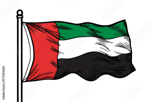 flag of united arab emirates
