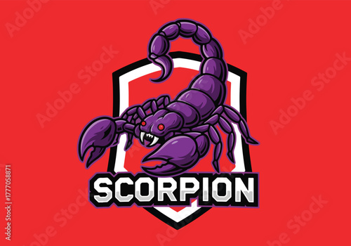 Aggressive scorpion gaming logo for esports teams - Gaming logo - Gaming Mascot - esport mascot vector illustration