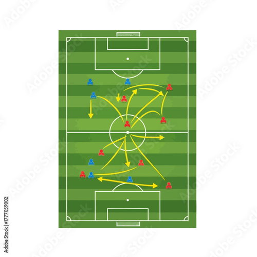 Football Field Strategy Diagram