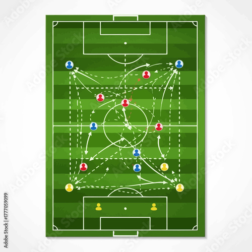 Football Field Strategy Diagram