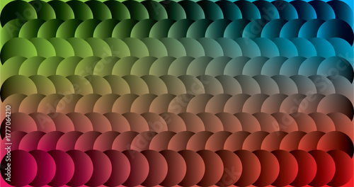 Abstract Round shape geometrical background design