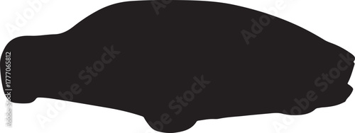 Futuristic Sedan Car Concept Electric Vehicle Transport Automotive Vehicle Design Element Isolated On Transparent Background