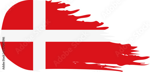 order malta comet flag fly, grunge brush vector