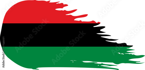 Papier peint unia-acl comet flag fly, grunge brush vector