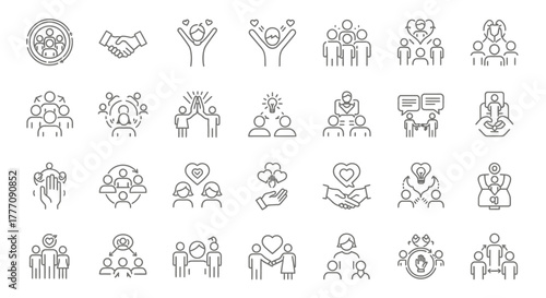 Vector illustration set of people and animal silhouettes in seamless cartoon pattern design