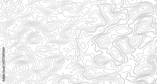 Topography lines and circles background. Topographic map Patterns, Abstract topographic contours map background.