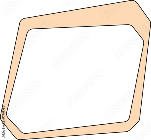 Kawaii Cute Text Box Frame Border