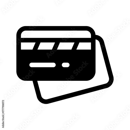 Debit Card Icon Vector Symbol Design Illustration