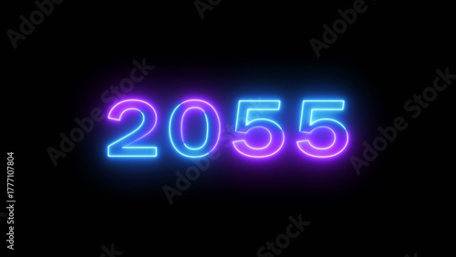 Photos Happy new year 2055 illustration
