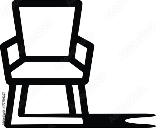 Chair with Missing Seat Shadow